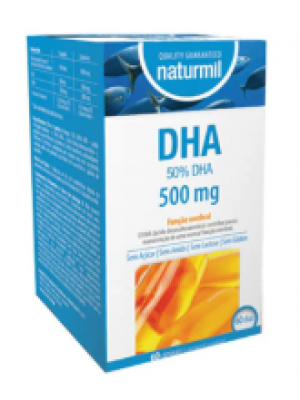 DHA 500 mg - 60 Cápsulas - Naturmil